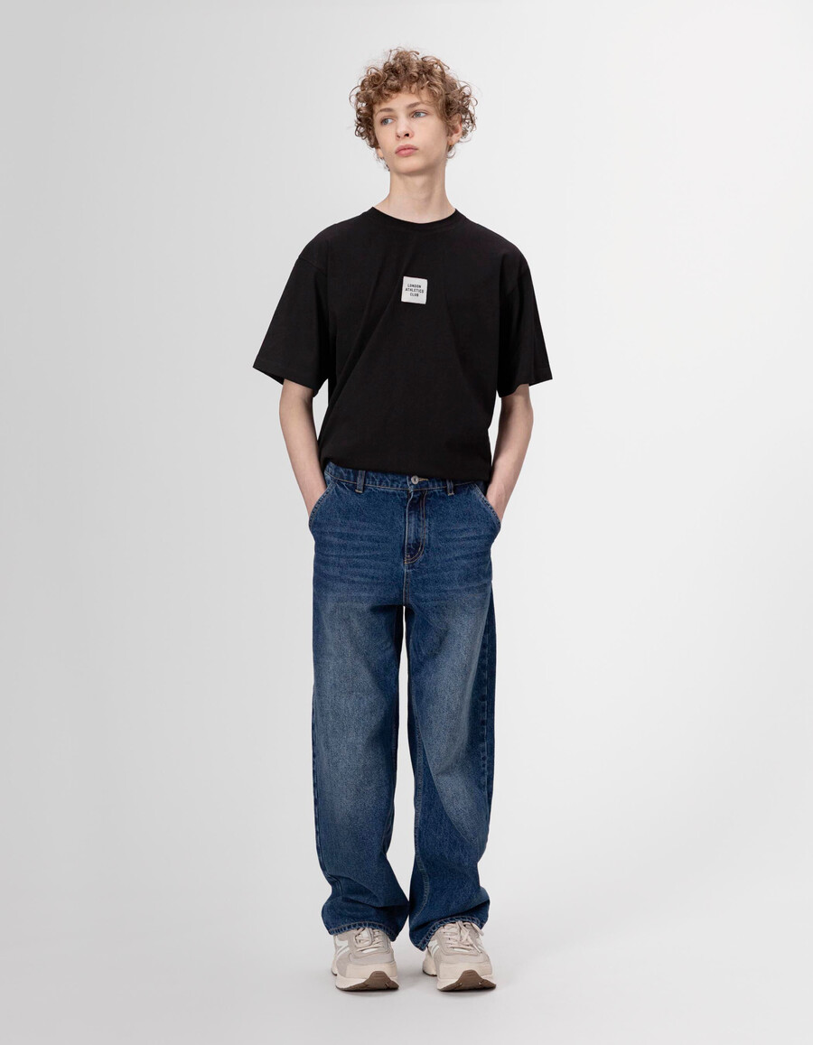 jungen-jeans im carpenter-stil locker geschnitten