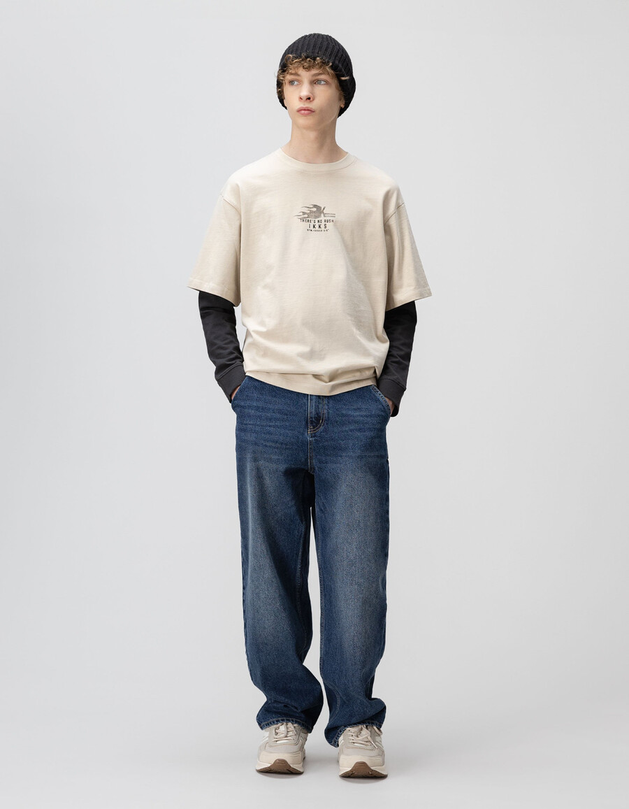jungen-jeans im carpenter-stil locker geschnitten