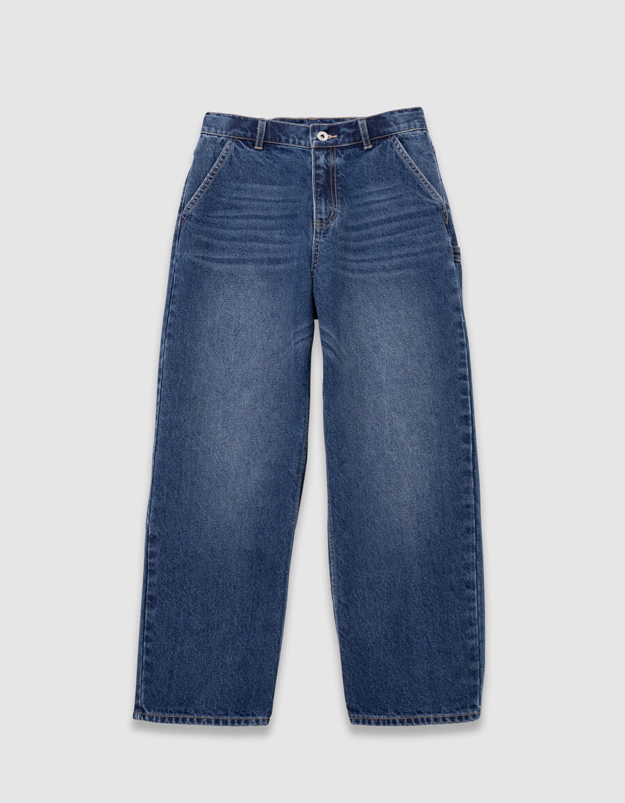 jungen-jeans im carpenter-stil locker geschnitten