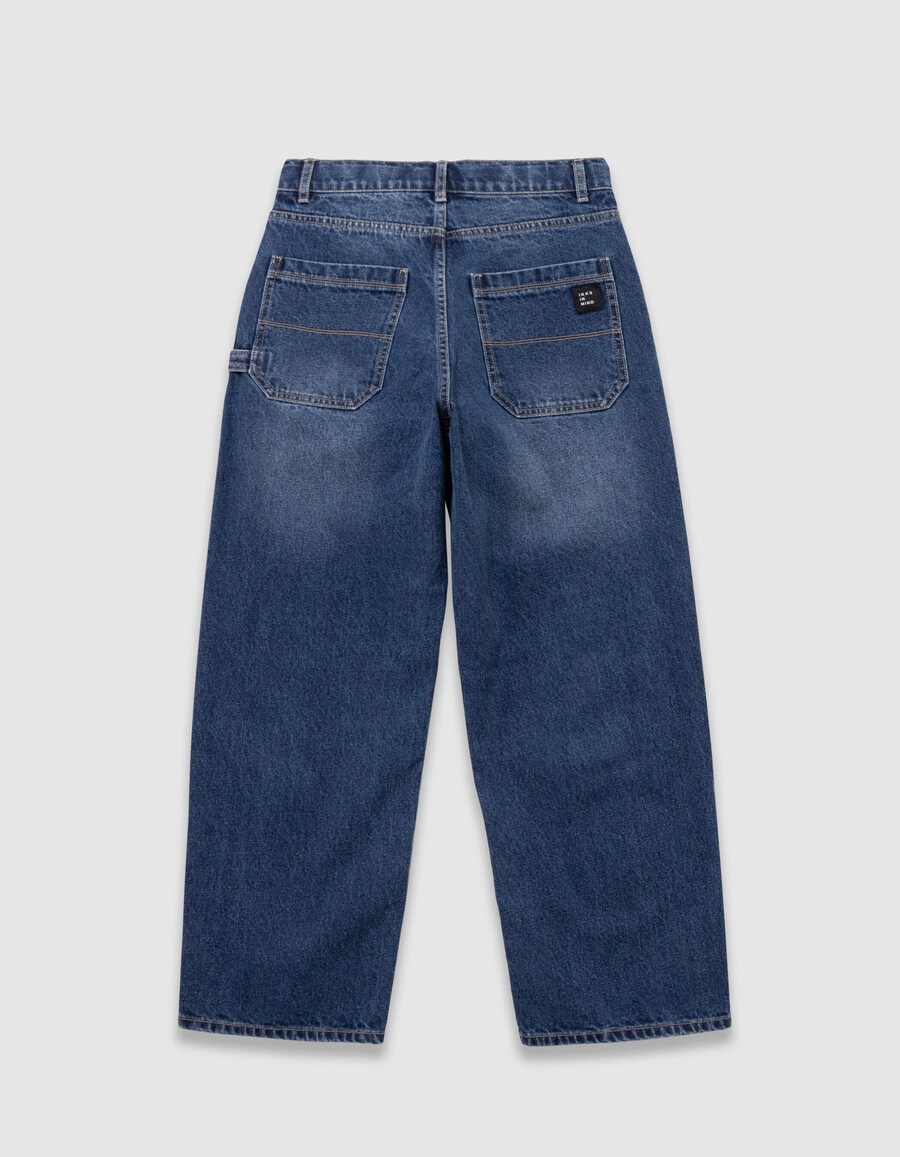 jungen-jeans im carpenter-stil locker geschnitten