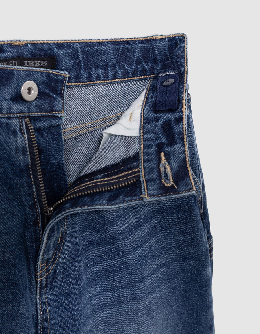 jungen-jeans im carpenter-stil locker geschnitten