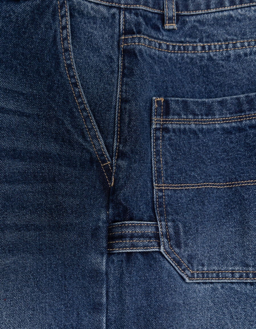 jungen-jeans im carpenter-stil locker geschnitten