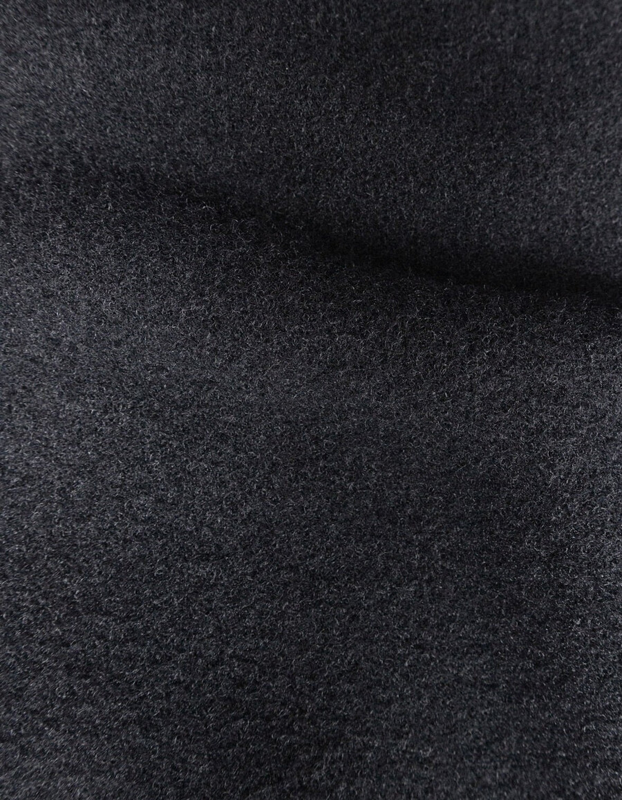 schwarzer weicher strickcardigan mit knöpfen für mädchen