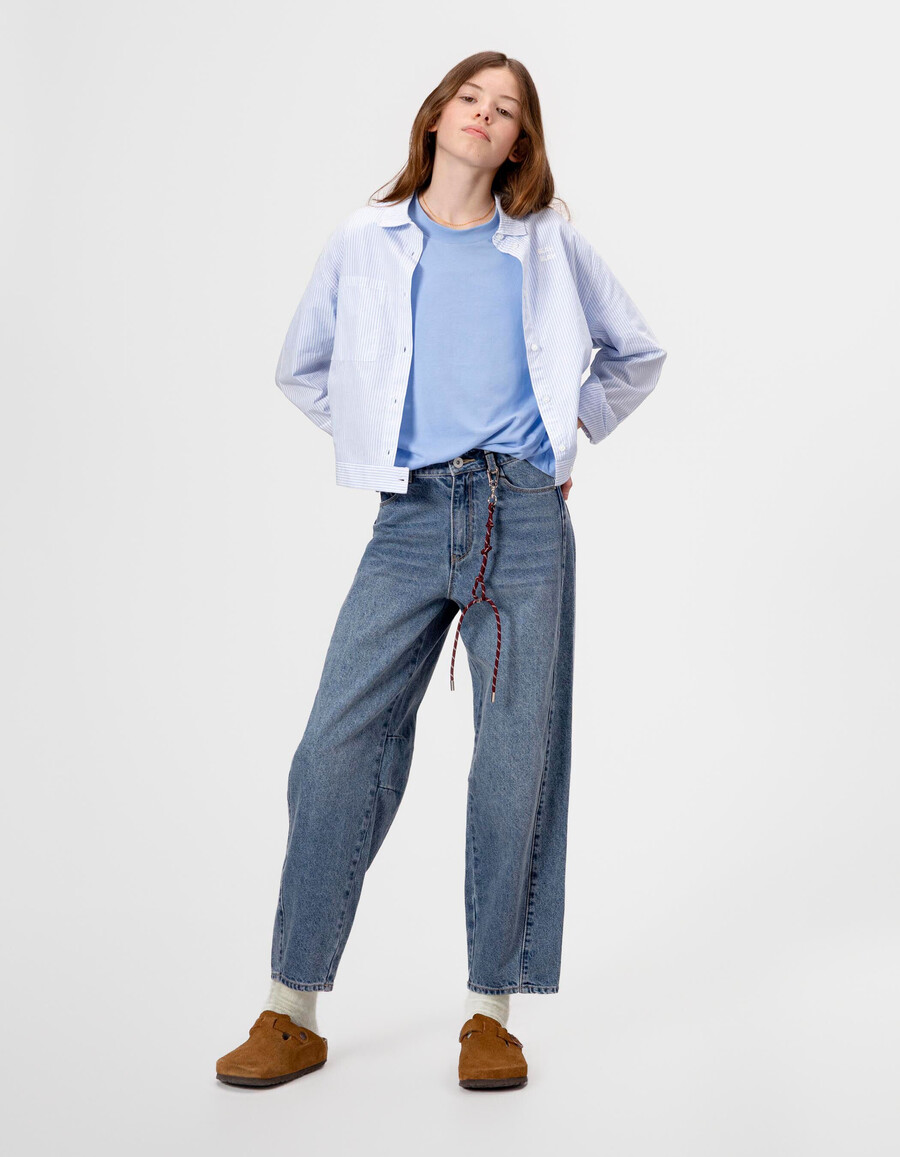 blau gestreiftes shirt spirit jacke mädchen