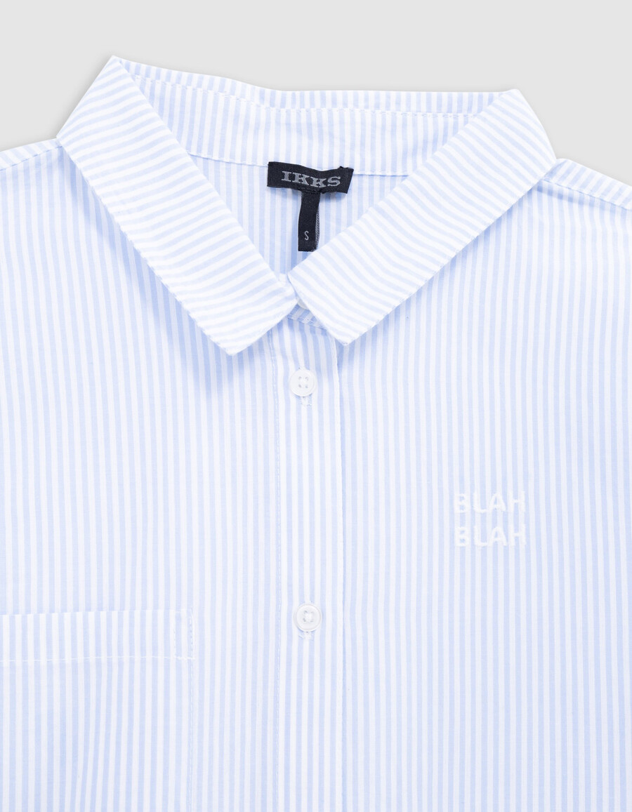blau gestreiftes shirt spirit jacke mädchen
