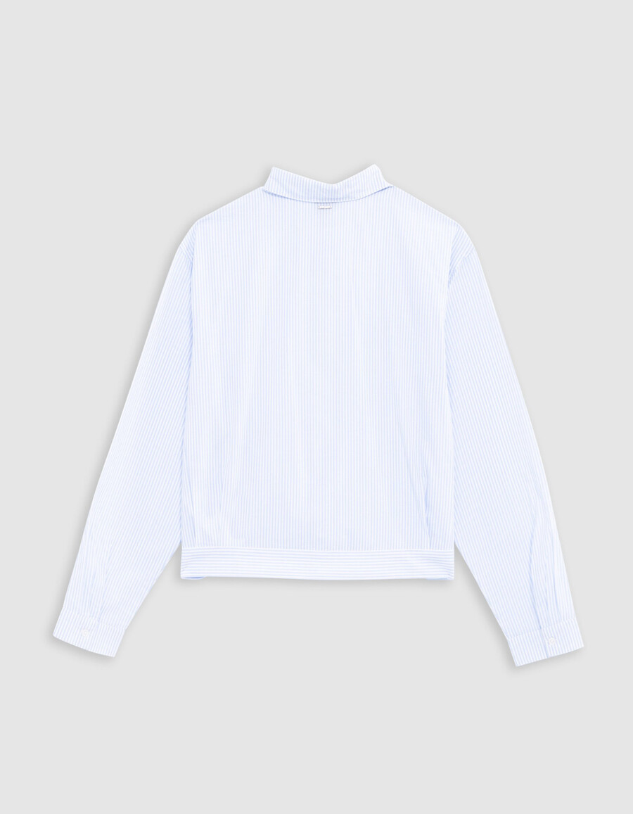 blau gestreiftes shirt spirit jacke mädchen