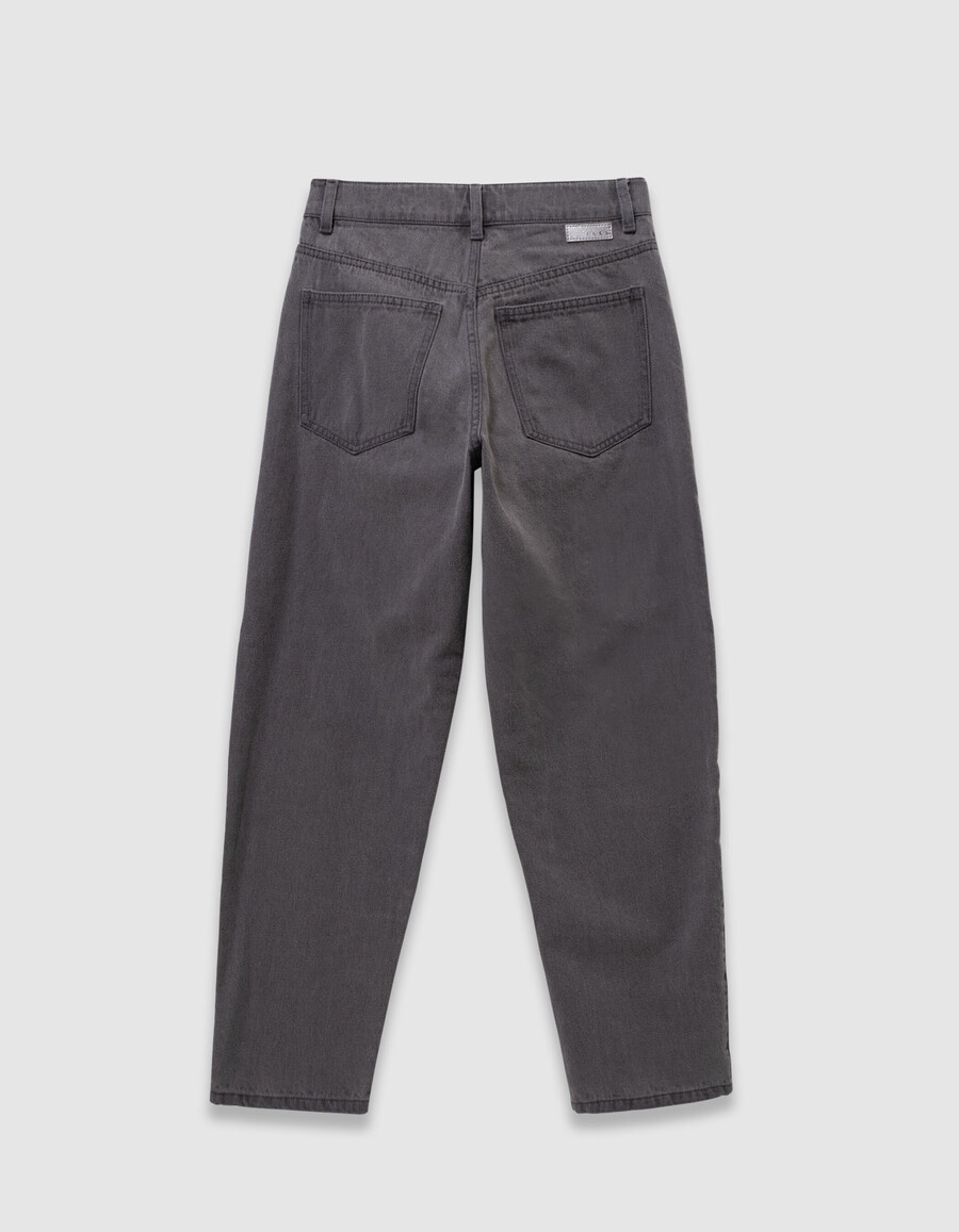 graue gaucho-jeans für mädchen
