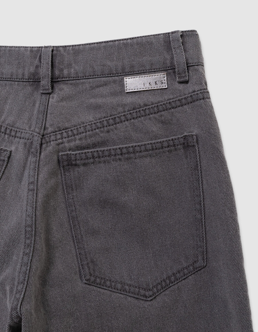 graue gaucho-jeans für mädchen