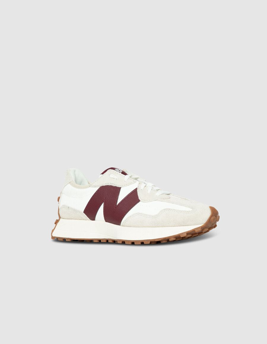 damen-sneaker new balance 327 in burgunderrot