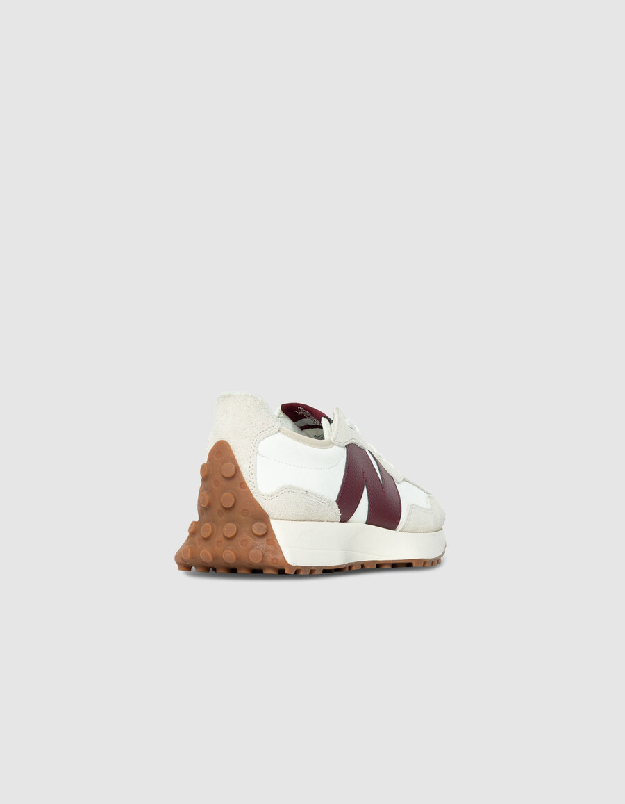 damen-sneaker new balance 327 in burgunderrot