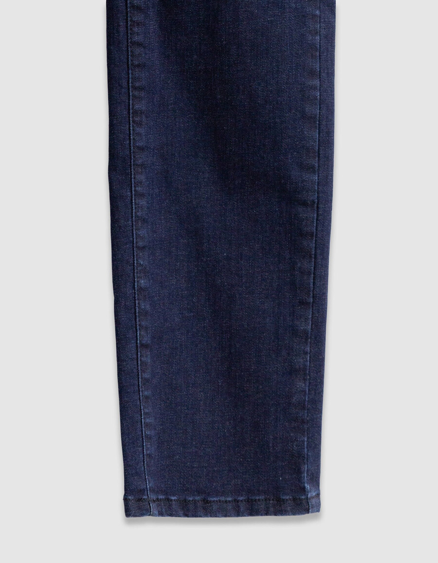 roxanne damen-skinny-jeans mit hohem bund und raw-cut-einsatz