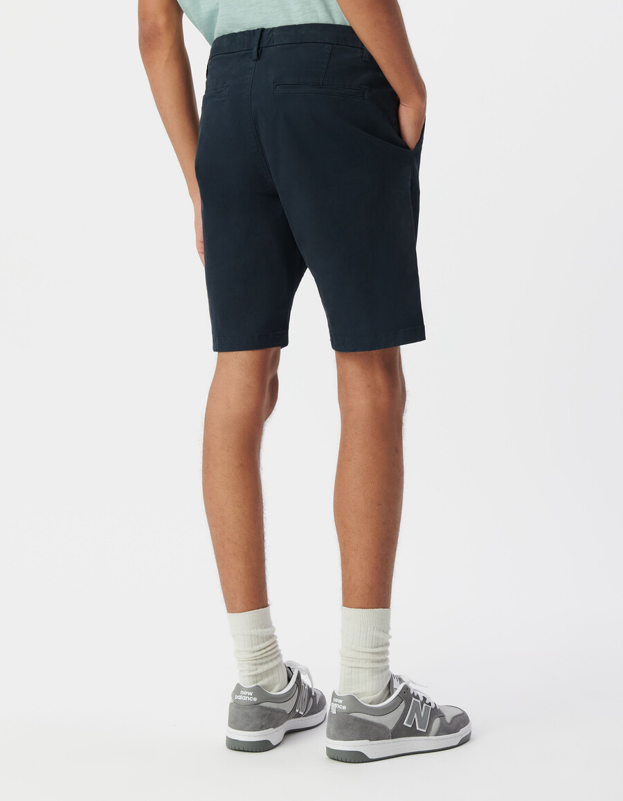 marineblaue chino-bermuda-shorts für herren